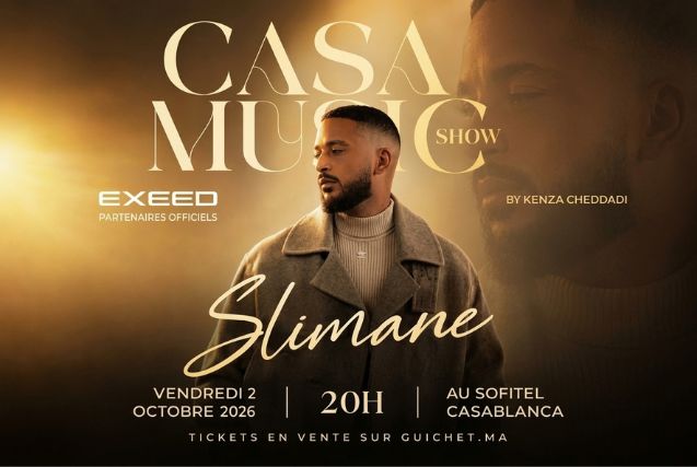 Casa Music Show 2026 : Slimane, invité d'honneur à Casablanca