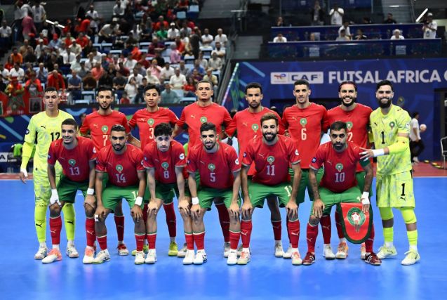 CAN futsal 2026 : le Maroc écrase la Libye et termine premier du groupe A