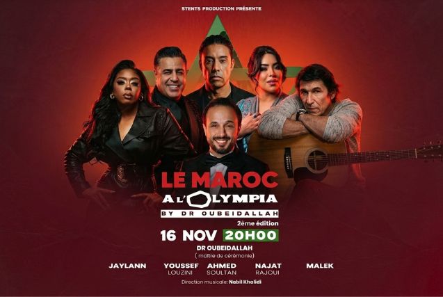Le Maroc à l’Olympia 2026 : Paris vibre aux couleurs du Royaume le 16 novembre